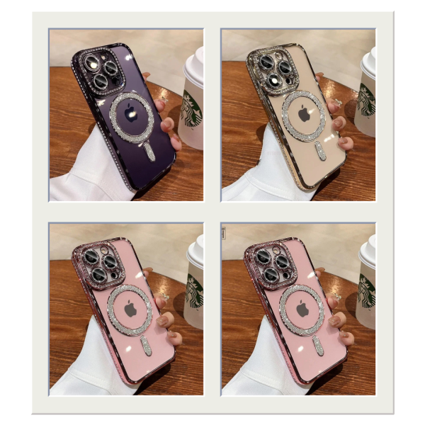 Coque transparente diamant - Iphone